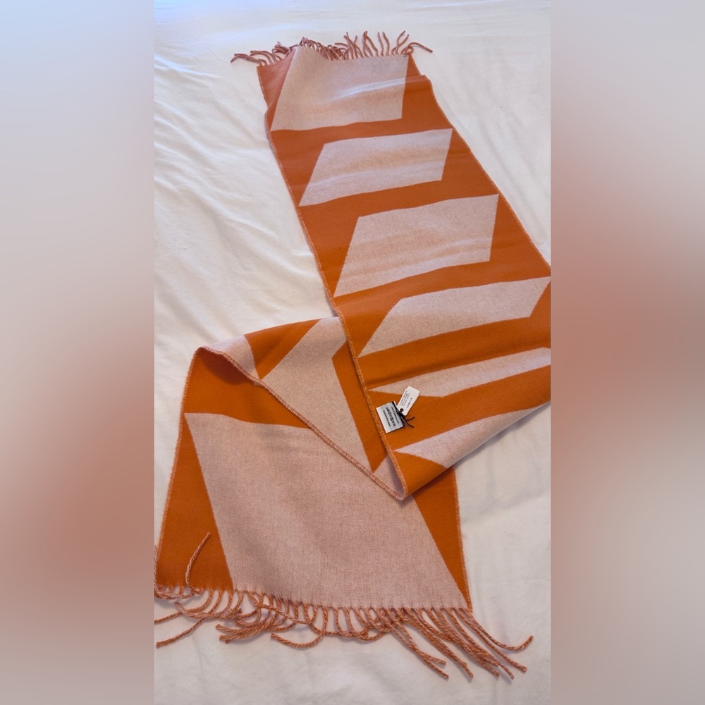 Hermes orange cashmere women’s casaque scarf